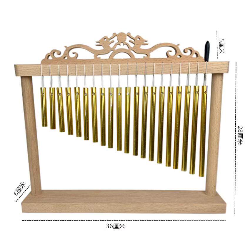 正品20音40风铃专8业乐队演奏早教具奥尔夫教打击桌面1音音22音风