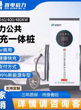 新能源汽车充电桩快充一体桩120kw/160kw/400kw/480kw三年倍增款
