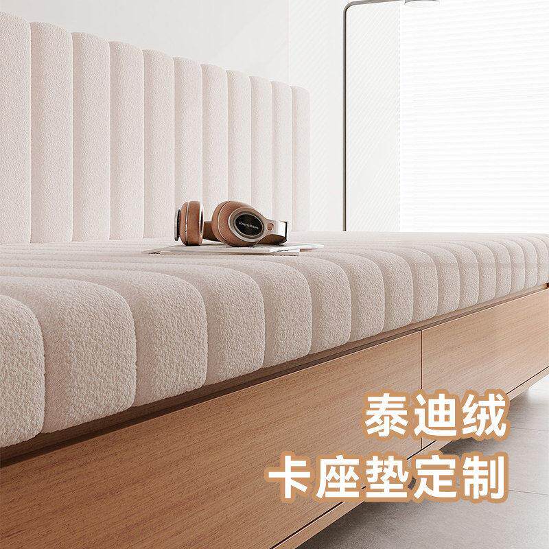 定做泰迪绒卡座坐垫靠背一体鞋柜垫子海绵软包换鞋凳垫沙发垫定制