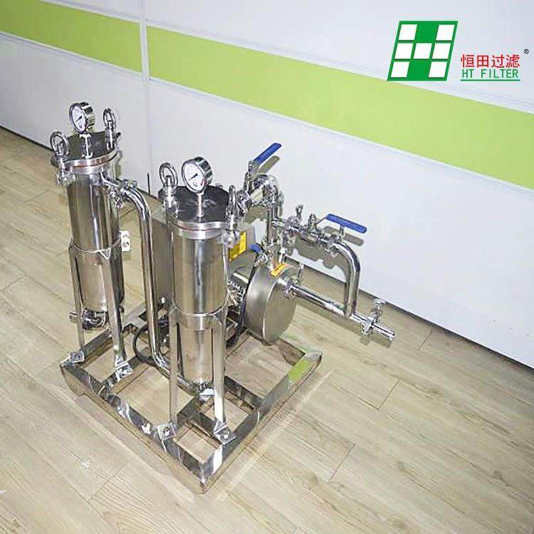 厂家直供小推车滤芯袋式组合式带隔膜泵移动式过滤器