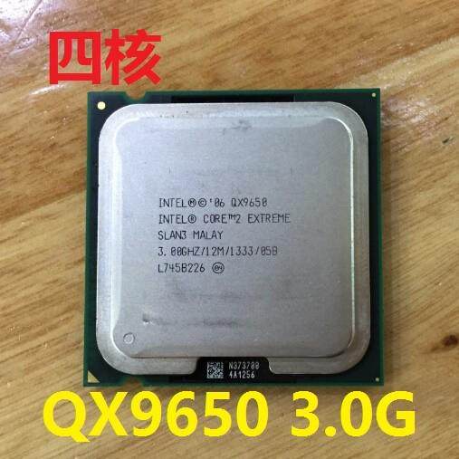 q9650 酷 3 针core2.0gq9550q94502 775intel四 quad qx9650 核睿