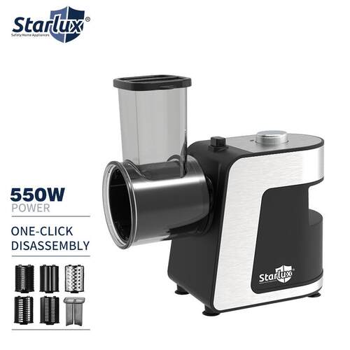 Starlux跨境电动切菜机多功能蔬菜切丝土豆切片芝士磨粉全自动