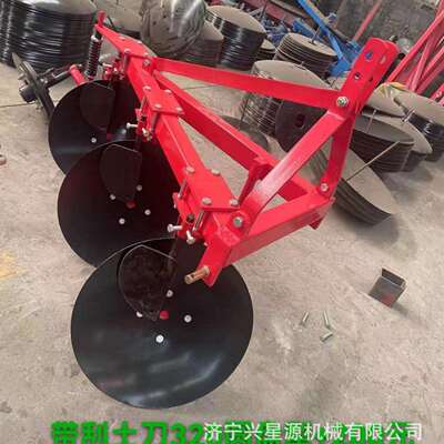 供应工厂圆盘犁 旱田开荒破土犁 农田盘式耕地犁 配件齐全
