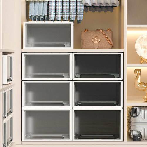 Drawer style storage box wardrobe clothes storage box