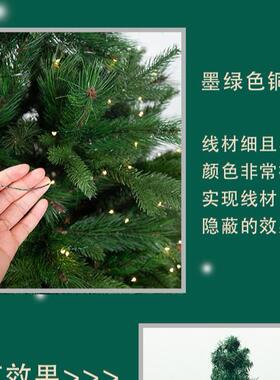 圣诞树新款装饰led装饰灯串遥控按键200米多功能节日布置灯串现货
