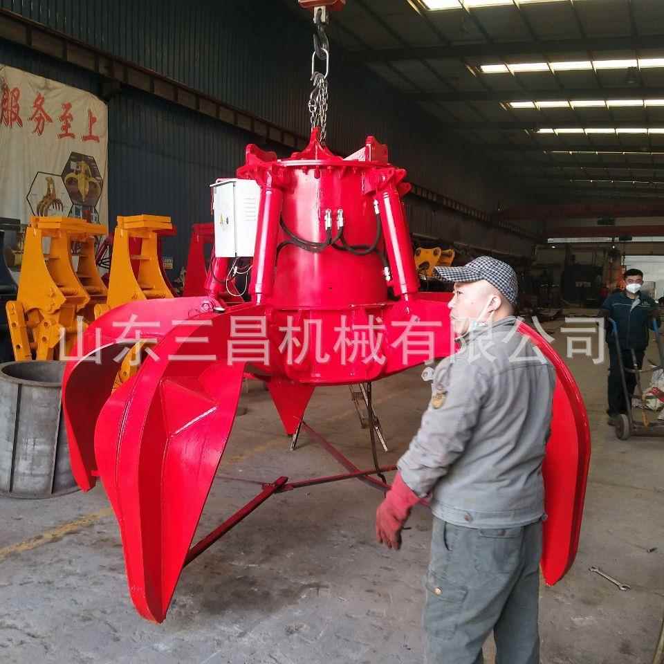 供应航吊废铁废钢梅花抓废钢行车抓钢机莲花梅花抓钢机抓木器
