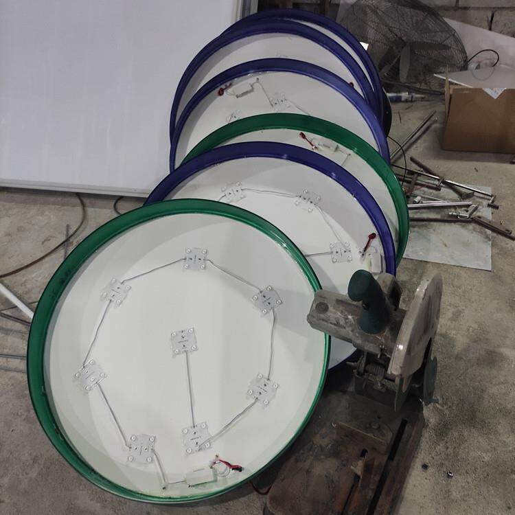 新款环形软发膜灯展箱异-160型广告色光示牌街边门店气氛道具白灯