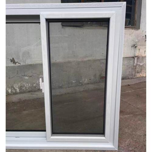 厂家直销塑钢推拉窗1100×1120中空钢化带纱窗