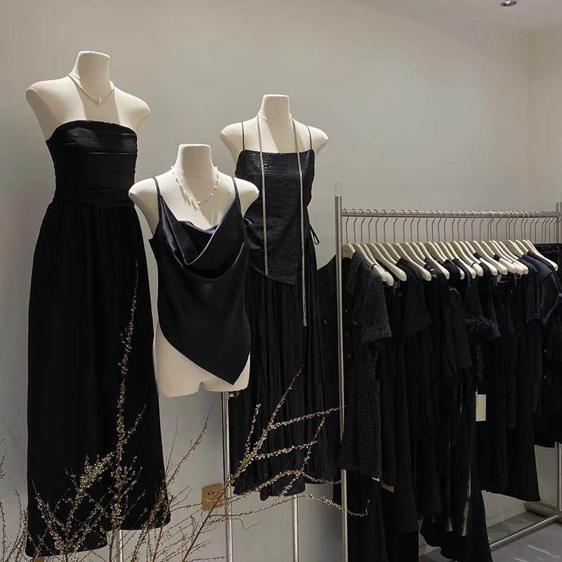 服装店挂件手扁身平胸模特道具半身假人台女装橱窗全身人偶展示架