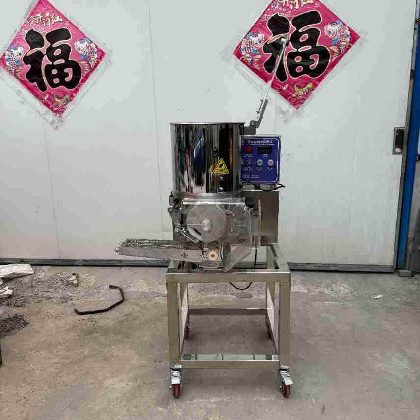 不锈钢全自动汉堡肉饼成型机鱼饼压肉饼机南瓜饼土豆饼制作机