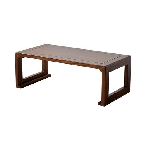 高档实木新中式塌米坐矮椅椅窗椅日式阳台禅修椅无塌腿靠背飘椅茶