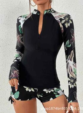 swimsuit women long swimming suit for bikini swimwear 泳衣女