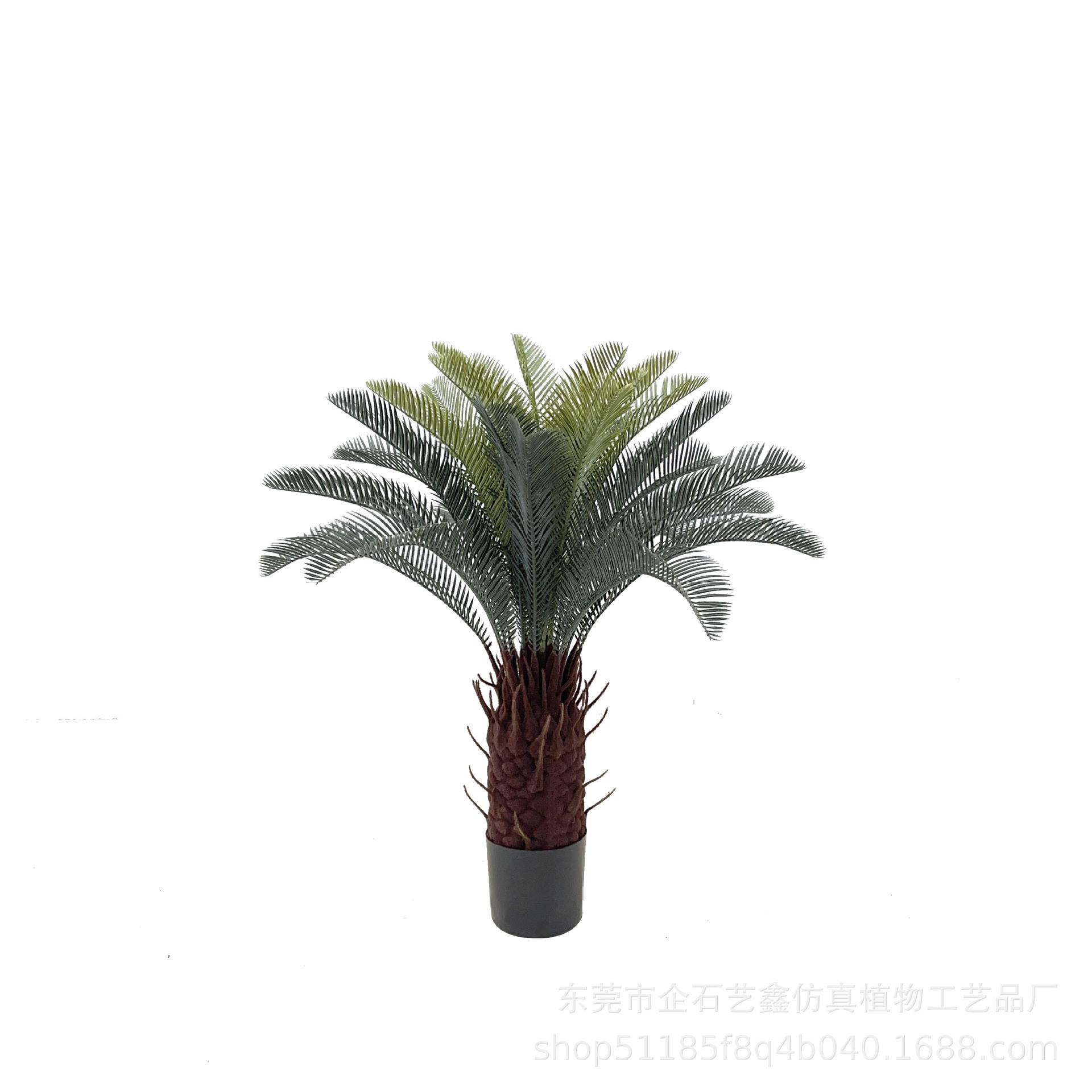 仿真苏铁绿植盆栽假铁树大型厂家室内商场造景装饰摆件盆景