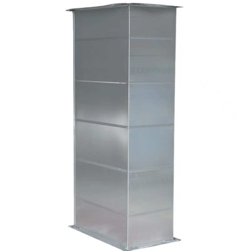 镀锌白铁皮矩形风管304不锈钢方形通风管道消防排烟共板法兰方管