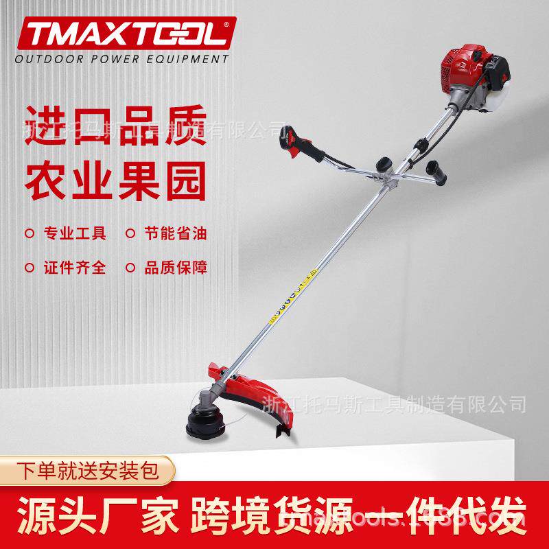 跨境园林工具割灌机系列45.4CC大功率汽油动力悬挂式背带割草机图片