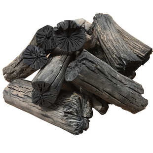 青冈木炭钢炭易燃碳烧烤室内家用无烟碳煮茶火锅白炭原木炭除甲醛