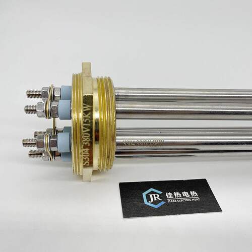 不锈钢六角法兰空气能水箱电加热2寸锅炉螺纹加热棒220V380V