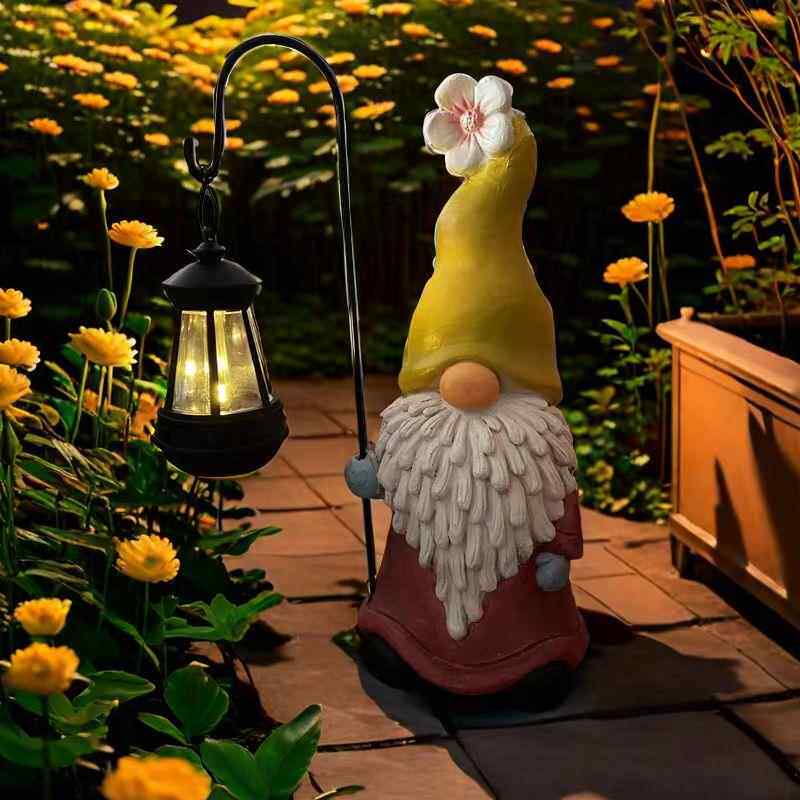 甘道夫摆件户外花园地精园艺太阳能灯庭院造景布置阳台蚊香装饰品