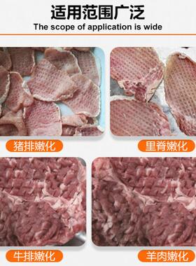 商用大嫩型鸡全自动VNS嫩肉机 鸭猪多功能牛肉肉断筋化 牛排嫩肉
