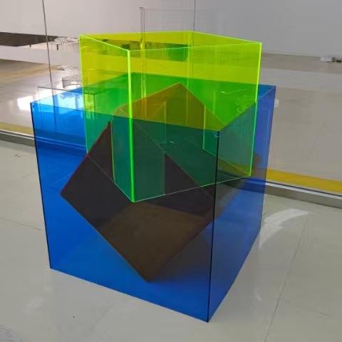 亚克力吊顶透光板装饰造型有机玻璃板吊顶厂家加工