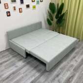 6079简约款 用可折叠伸缩艺沙布发床功能坐卧两小户型客厅沙发多床