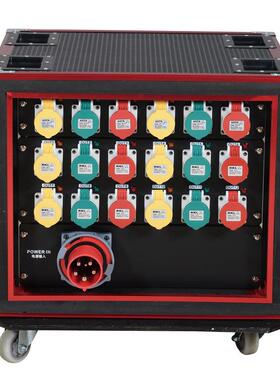 电源柜配电柜硅箱12路18路24路36路灯光LED显示屏音响PowerRack