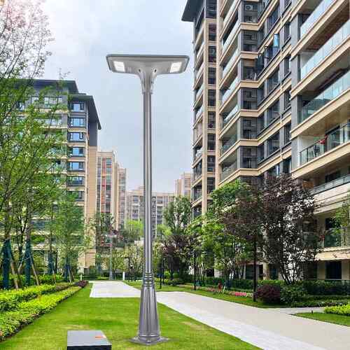 工程款太阳能庭太能庭院灯户外防水阳别家用路灯ED铝型高杆灯灯头