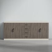 储柜物柜矮柜书柜公XJH 051资料柜档案木柜质隔断柜地柜边办收纳