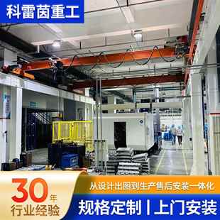 KBK起重机柔性吊0.5吨1吨车间轻型悬挂轨道电动铝合金式 行车吊机