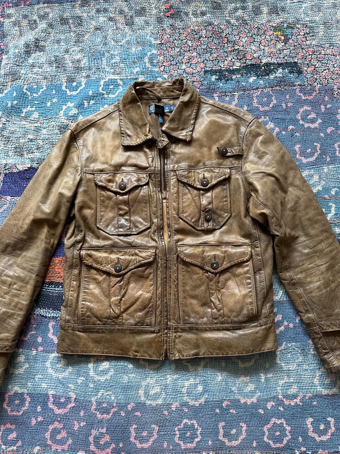Polo Ralph Lauren Brown Leather Jacket