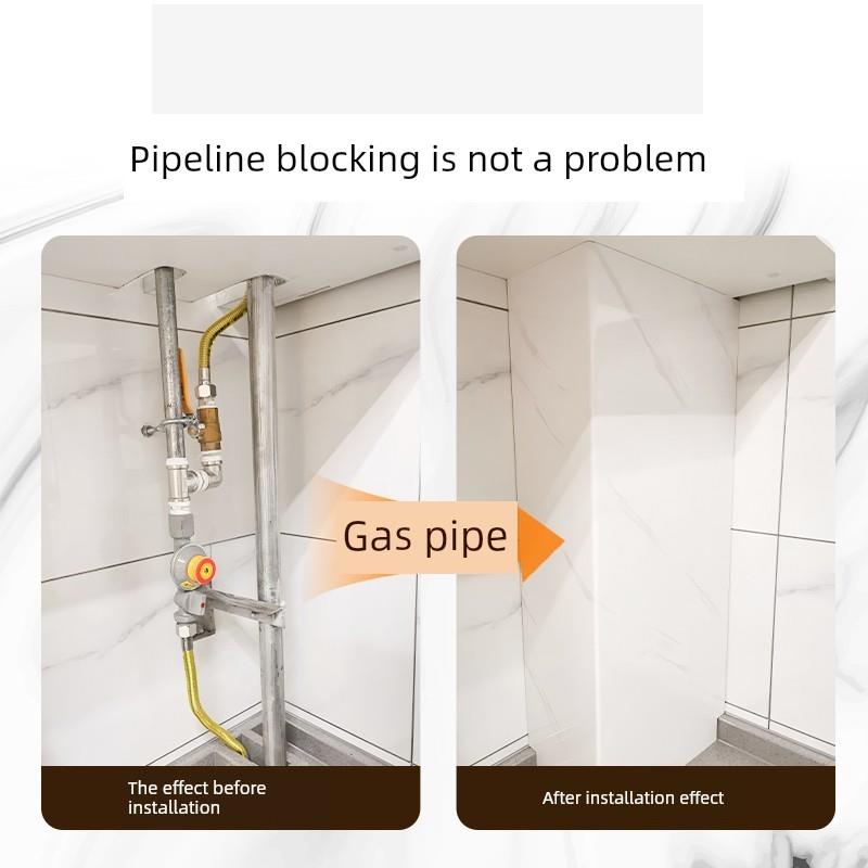 碳晶板管道装饰护角遮挡装饰板包空调亚克力隔音包下水管道包柱子
