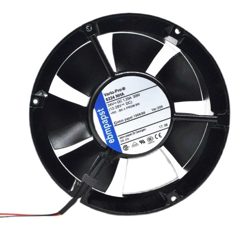 全新高宝KBA162A-4车底风扇 3线带调速印刷机收纸风扇24V 6224NHA