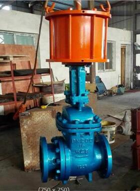 气动排渣闸阀PZ641TC-16C单作用气动陶瓷排渣阀DN100