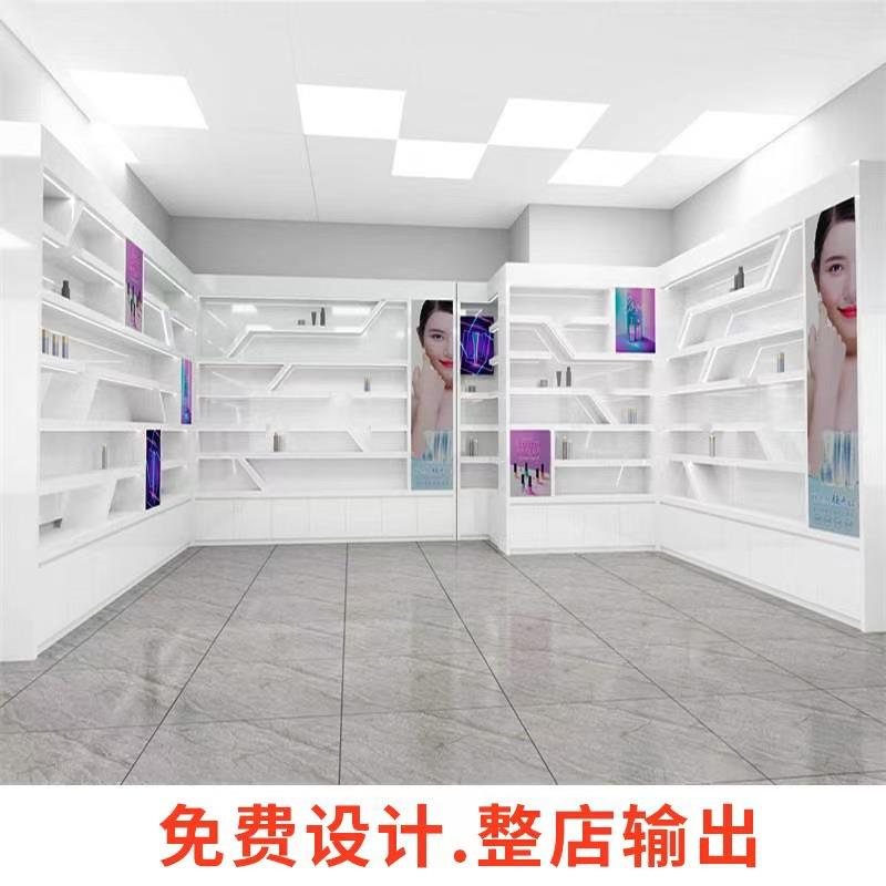 化妆品展示柜产品展示架列柜彩妆展柜落/地台多层烤漆陈柜中岛柜