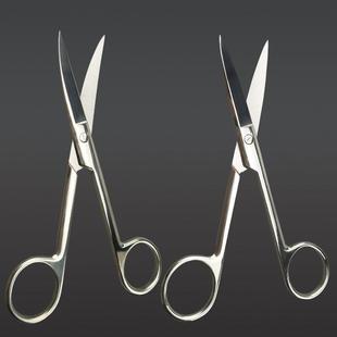不锈钢外科剪刀手术直尖弯头眼科专业双眼皮贴折线纱布美容鼻毛剪