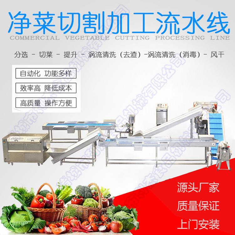 供应段菜碎菜清洗线生姜菠菜土豆条清洗设备气泡双重洁净清洗机