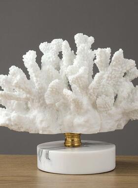 欧风珊瑚摆现轻奢家居北酒BKD2550-店装代饰件品样板间电视柜客厅