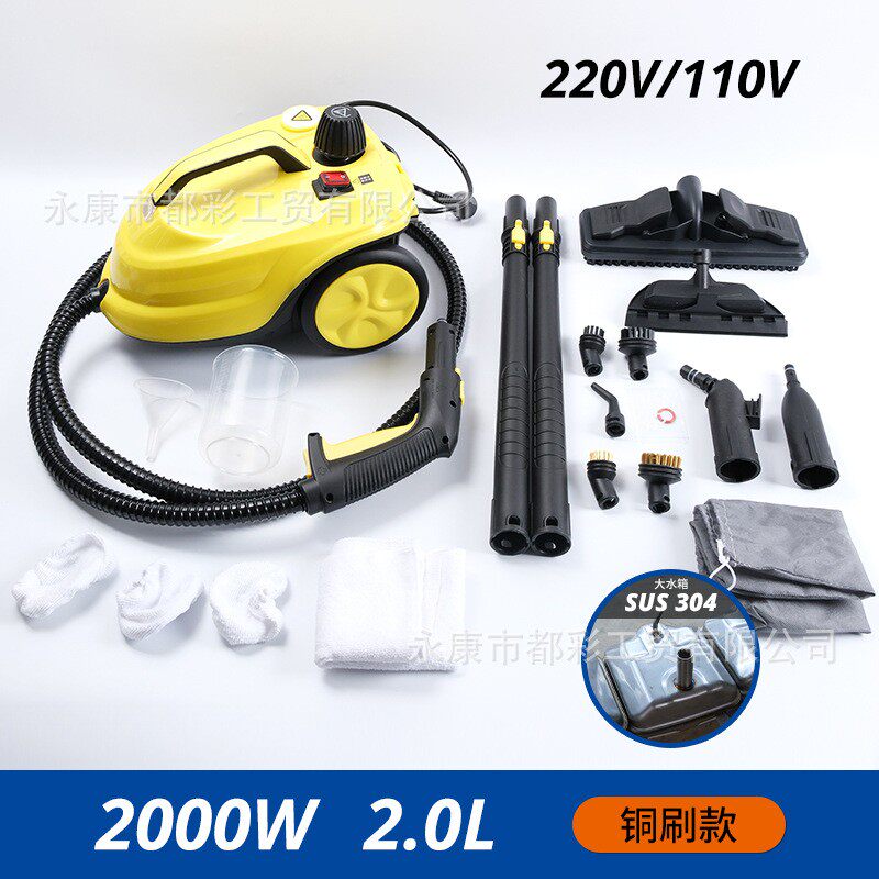 2L家用高温高压便携式蒸汽清洁机厨房多功能空调清洗机 220V 110V