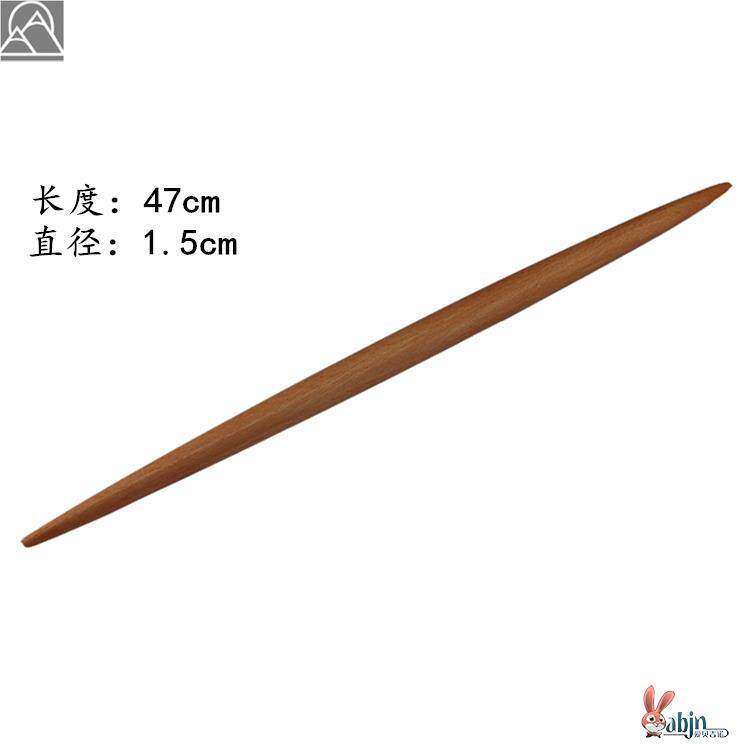 细擀面杖超细细长不粘枣核小干仗小号面杆手工饺子皮家用厨房