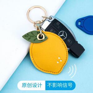 八门虫社个性创意钥匙扣可爱小礼品卡通水果水滴方形门禁卡皮套