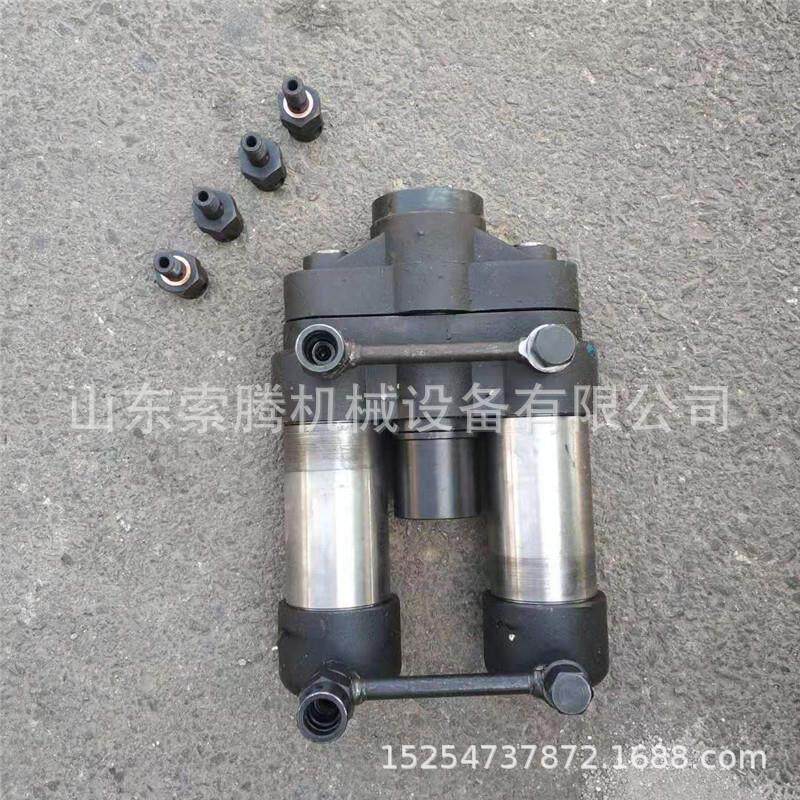 气动双缸锚索张紧机 手动双缸张拉机具 双缸预应力张拉千斤顶