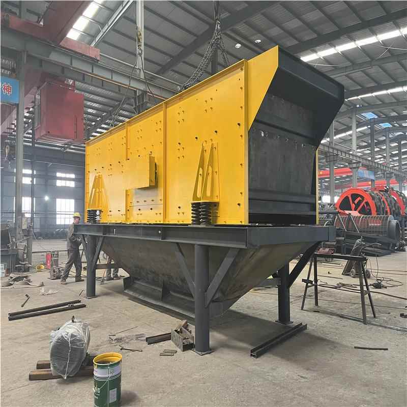 大型洗沙动筛振UVT分备 石子设制砂筛分生产线三轴 水平振动筛