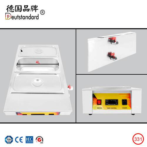 商用巧克力融化机器 三缸巧克力融化设备 4LX3缸巧克力融化恒温锅