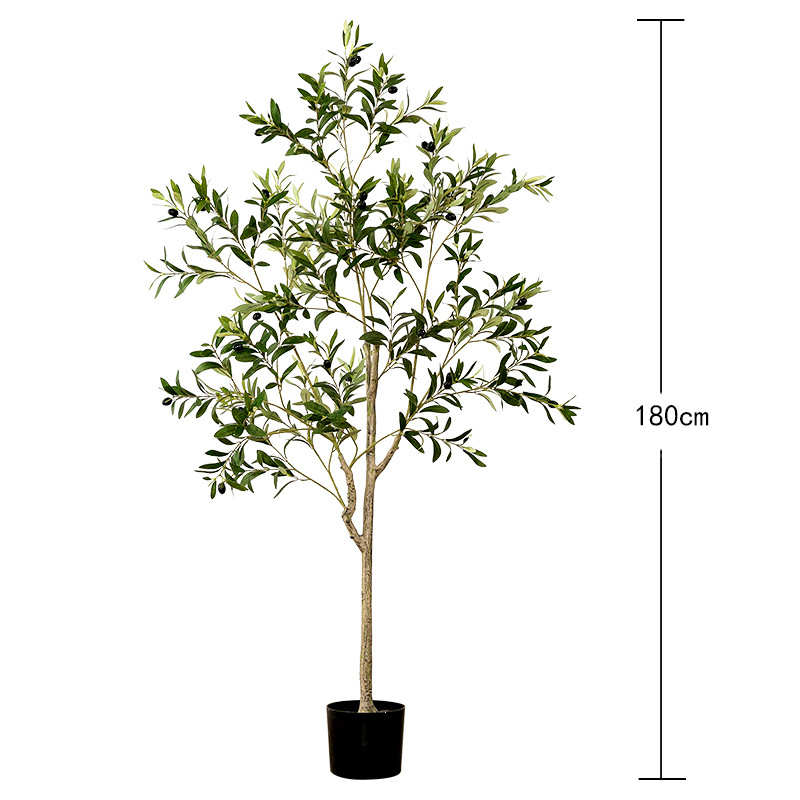 尾仿真植物树绿摆件树高端散仿真造景大型假植盆栽葵