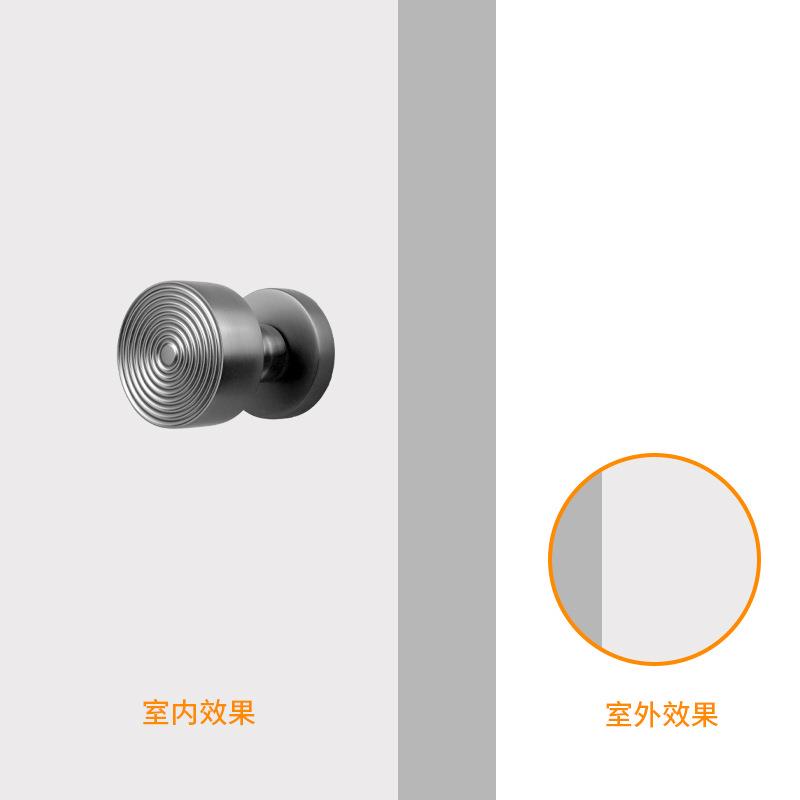 室锁内门把手单面锁舌斜锁体儿童安全锁手防盗KR-8708门房门新中