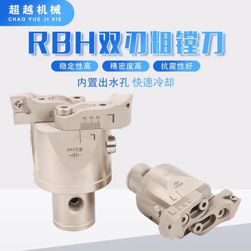 RBH双刃粗镗头RBH19-25/RBH25-35-LA-C新款带齿可调式双刃粗镗头