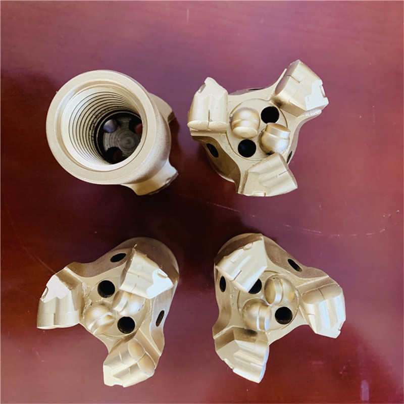 多规格三翼金刚石钻头 171mm煤矿开采金刚石钻头 矿用金刚石钻头