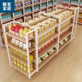 双面中岛柜超市文具货架展示架便利店化妆品端头多功能母婴置物架