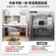 书桌书架一体桌椅套装 简约台式 电脑桌家用卧室学生学习写字小桌子