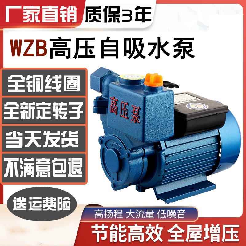 水泵自吸抽水家用小型220v吸水泵大流量水冷式空调自吸泵井水抽水